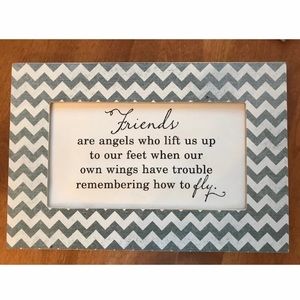 friends wall decor quote